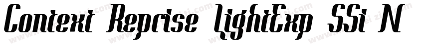 Context Reprise LightExp SSi Normal字体转换